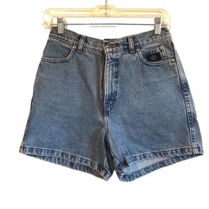 Harley Davidson womens Denim High Waisted Jean Shorts size 6 short